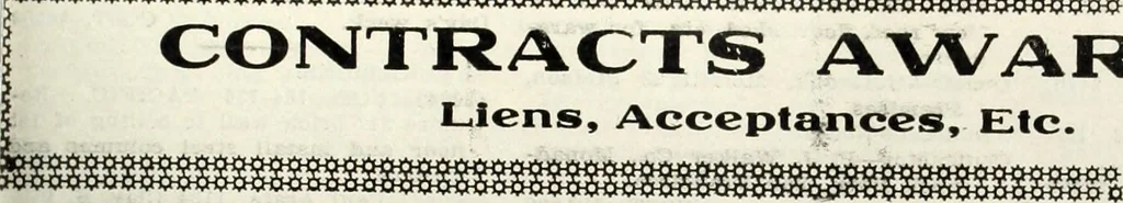 An illustration from Building & engineering news, 1914, leaf 288