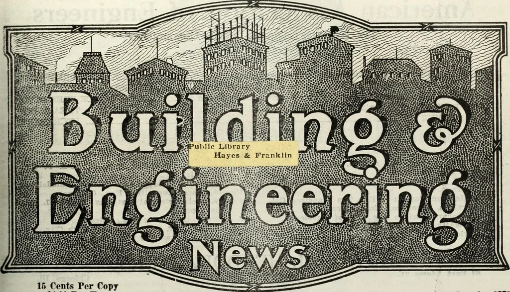 An illustration from Building & engineering news, 1914, leaf 298