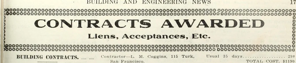 An illustration from Building & engineering news, 1914, leaf 338