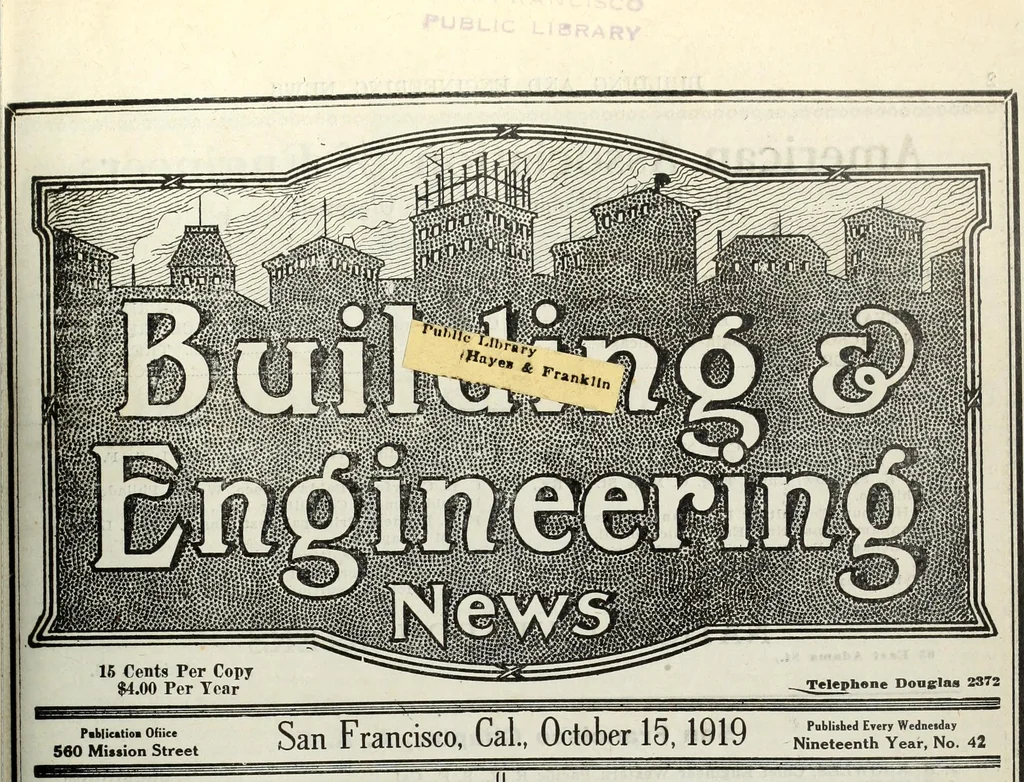 An illustration from Building & engineering news, 1914, leaf 346