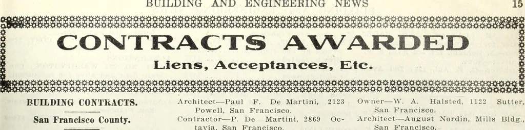 An illustration from Building & engineering news, 1914, leaf 408