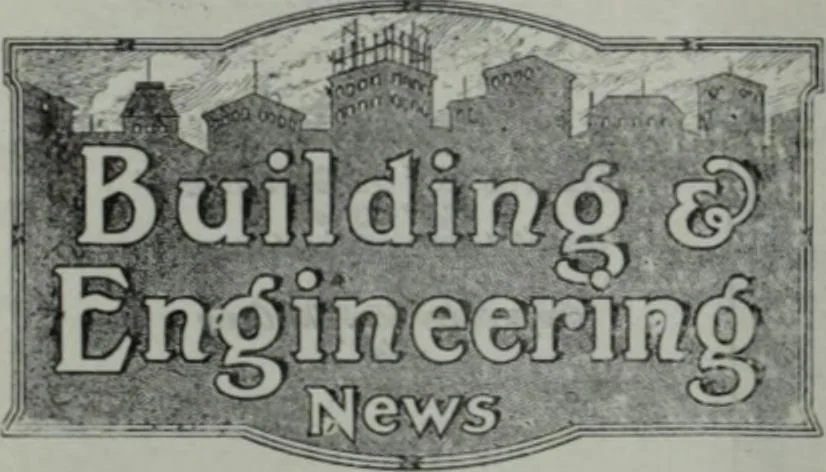 An illustration from Building & engineering news, 1914, leaf 1021