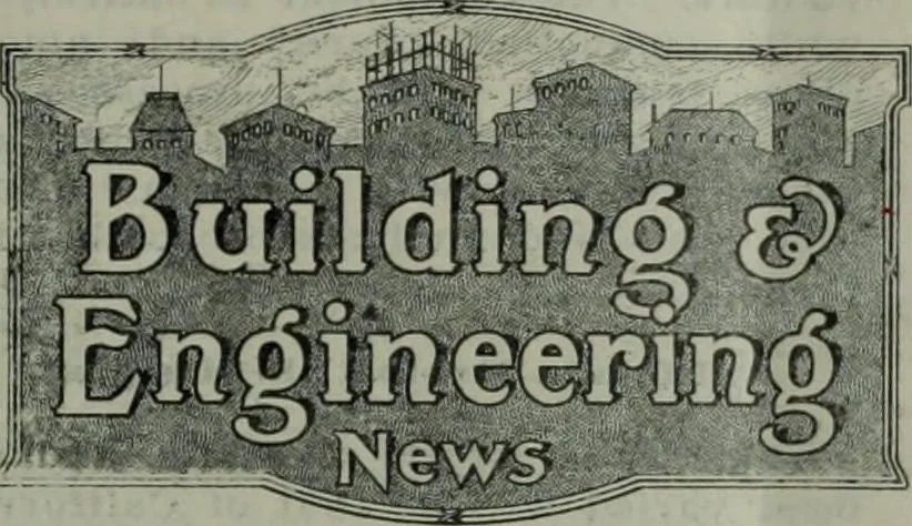 An illustration from Building & engineering news, 1914, leaf 180
