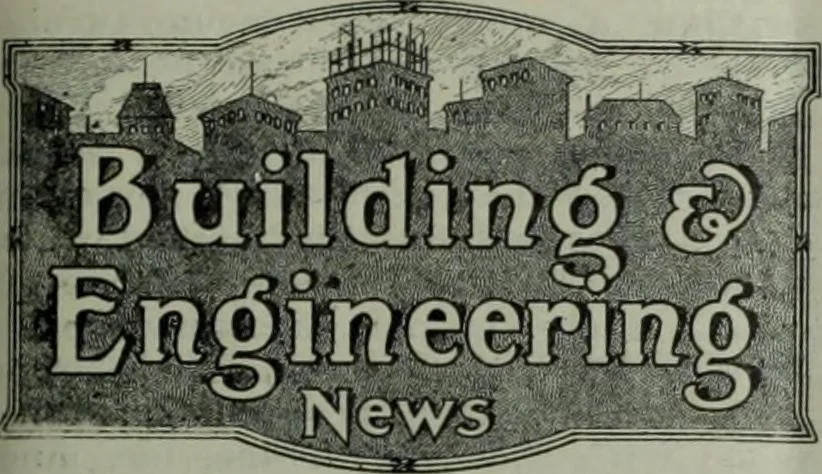 An illustration from Building & engineering news, 1914, leaf 304