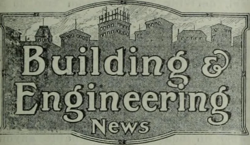 An illustration from Building & engineering news, 1914, leaf 388