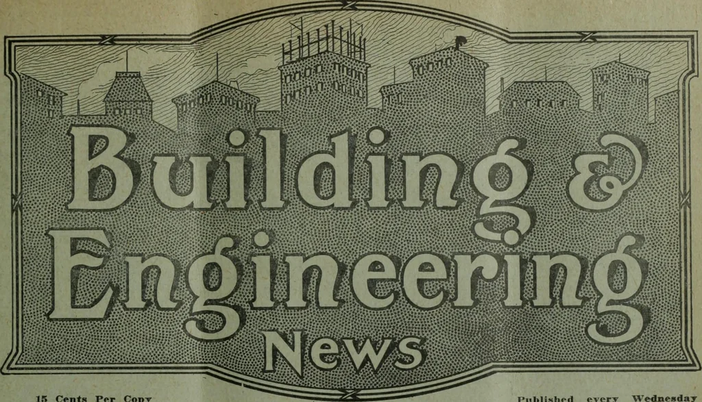 An illustration from Building & engineering news, 1914, leaf 466