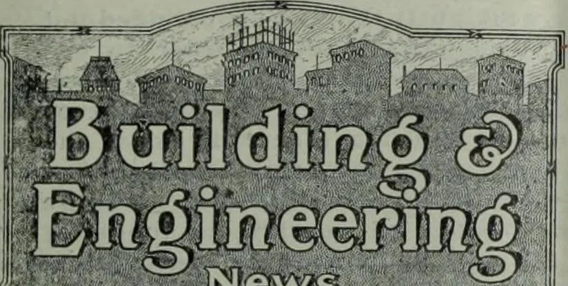 An illustration from Building & engineering news, 1914, leaf 514
