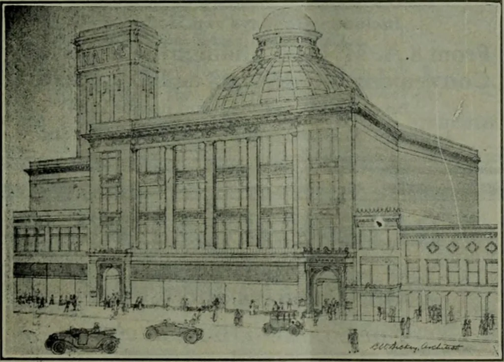 An illustration from Building & engineering news, 1914, leaf 552