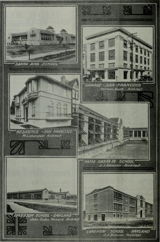 An illustration from Building & engineering news, 1914, leaf 555