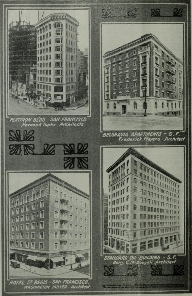 An illustration from Building & engineering news, 1914, leaf 637