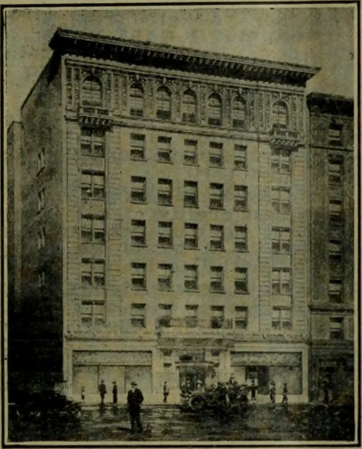 An illustration from Building & engineering news, 1914, leaf 8