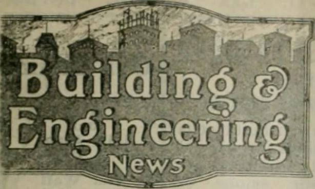 An illustration from Building & engineering news, 1914, leaf 1032