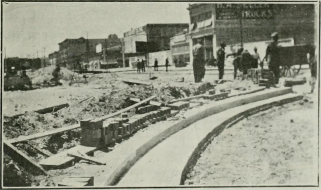An illustration from Building & engineering news, 1914, leaf 1044