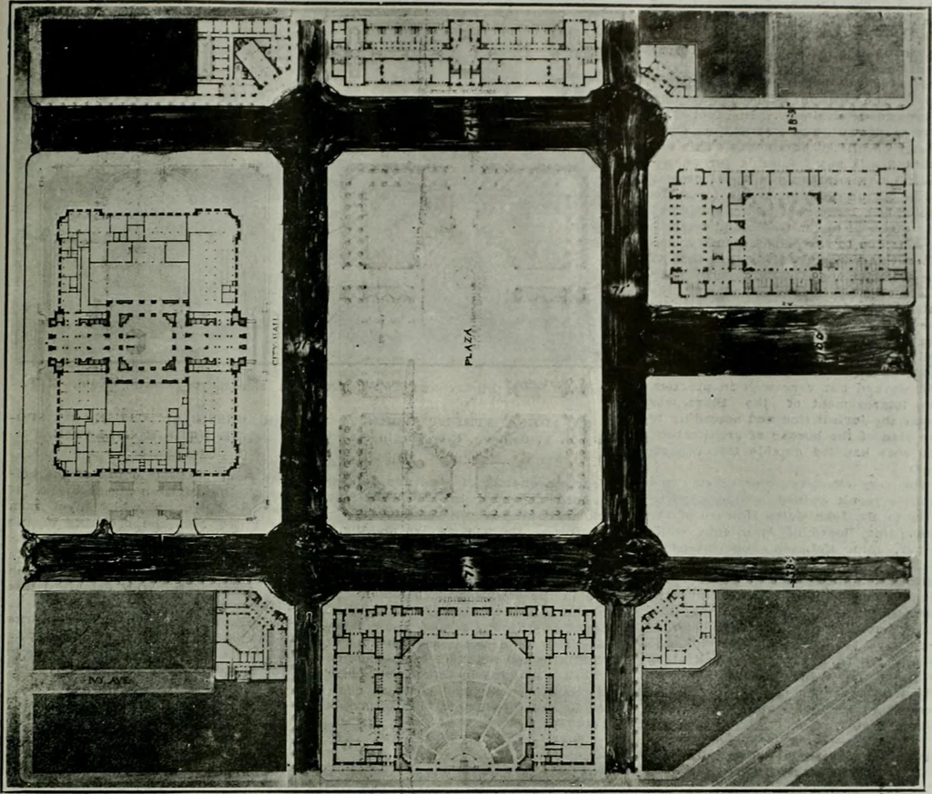 An illustration from Building & engineering news, 1914, leaf 1046