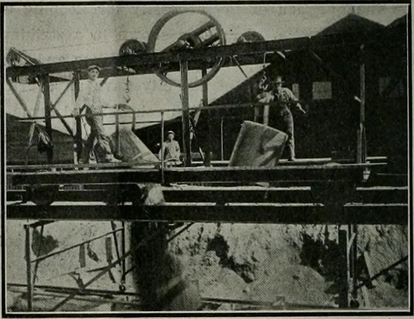 An illustration from Building & engineering news, 1914, leaf 133