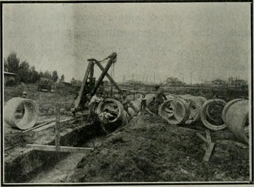 An illustration from Building & engineering news, 1914, leaf 133