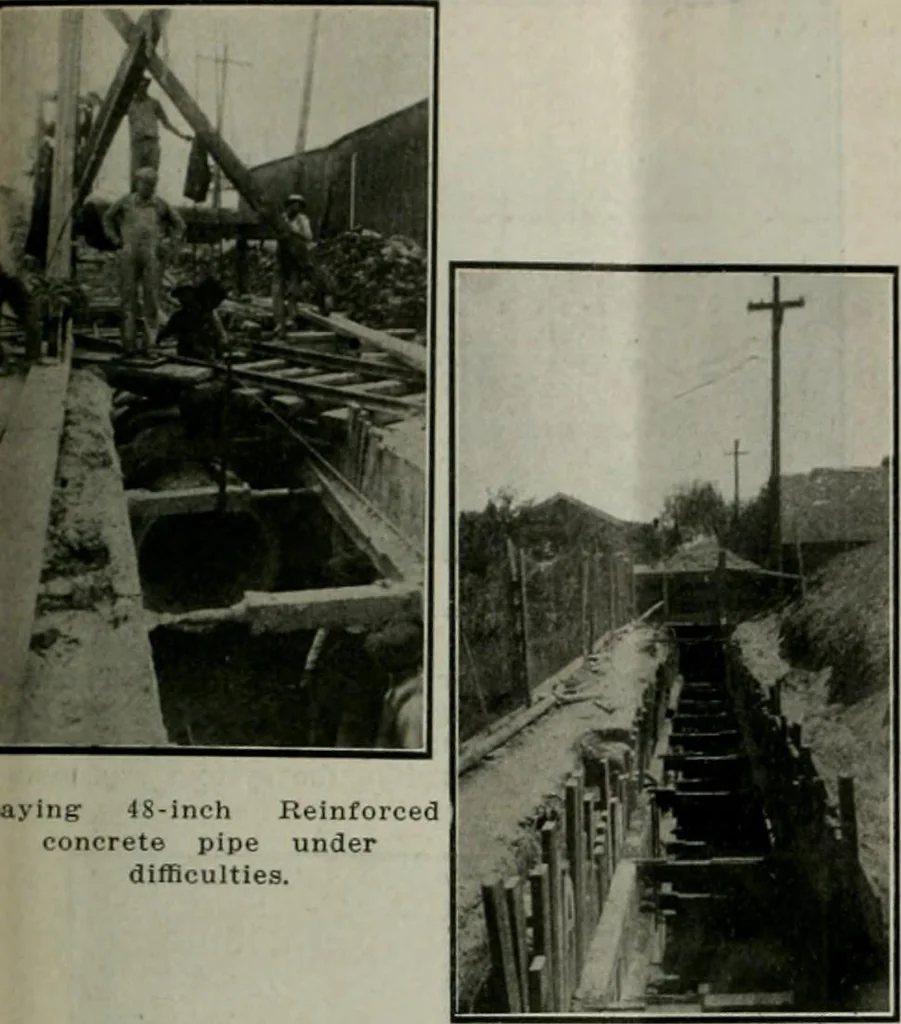 An illustration from Building & engineering news, 1914, leaf 134