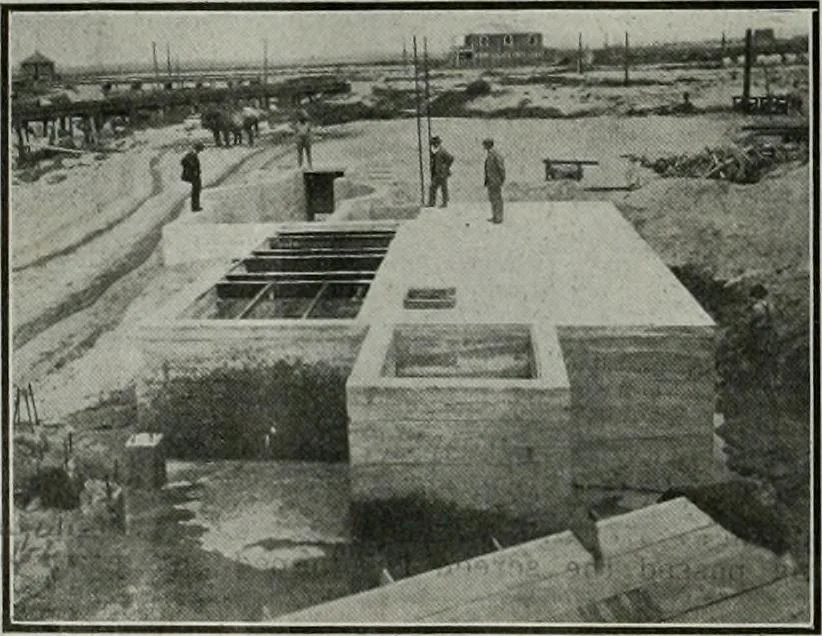 An illustration from Building & engineering news, 1914, leaf 135