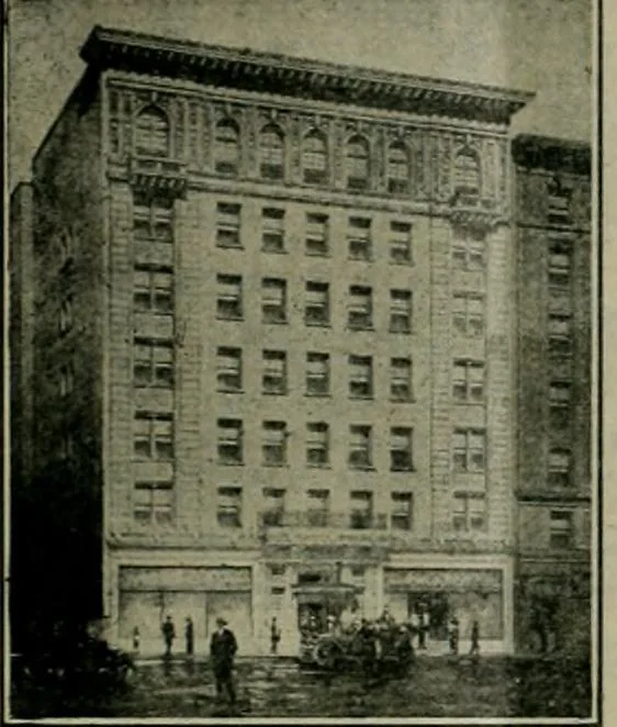 An illustration from Building & engineering news, 1914, leaf 204