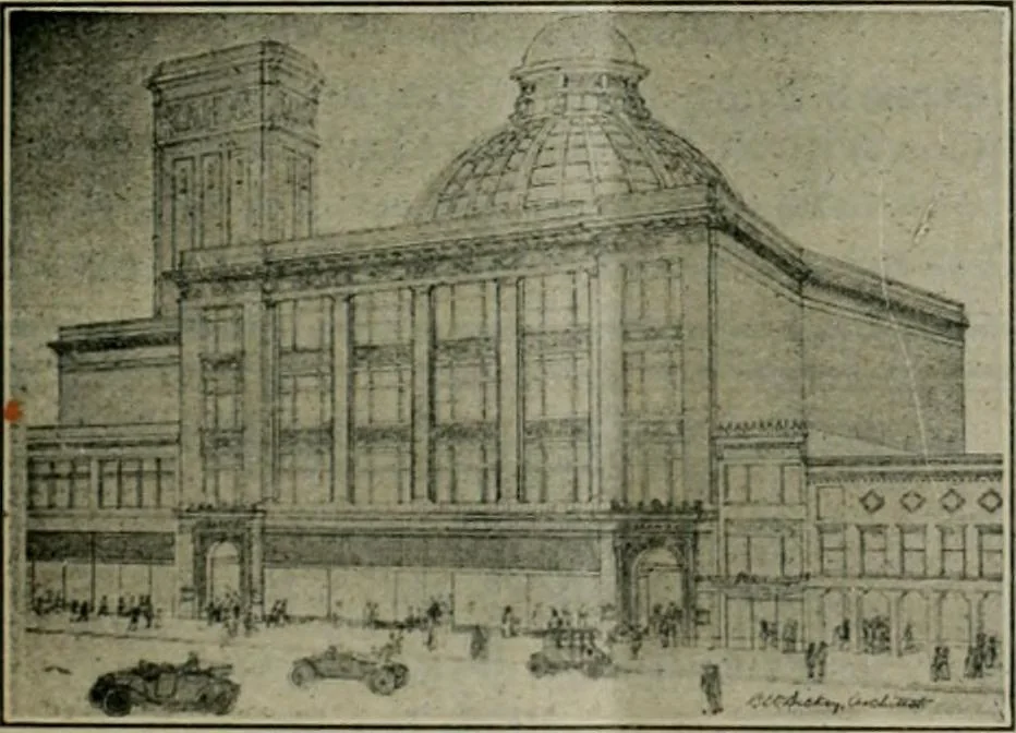 An illustration from Building & engineering news, 1914, leaf 204