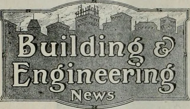 An illustration from Building & engineering news, 1914, leaf 335