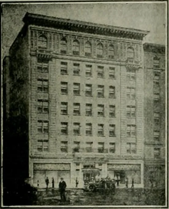 An illustration from Building & engineering news, 1914, leaf 440