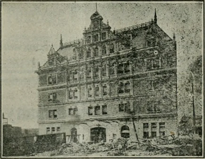 An illustration from Building & engineering news, 1914, leaf 480