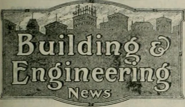 An illustration from Building & engineering news, 1914, leaf 528