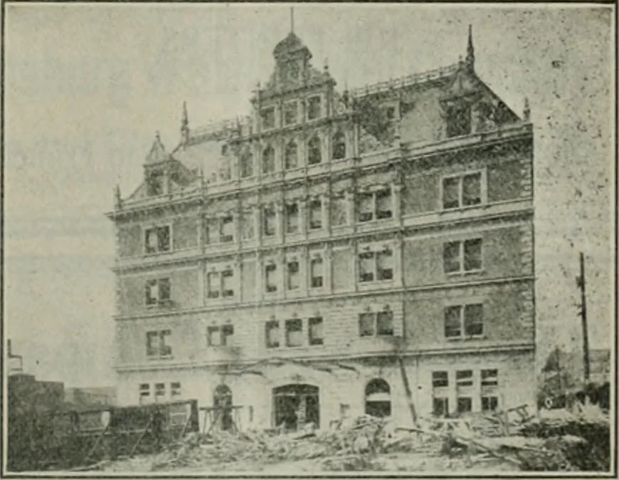 An illustration from Building & engineering news, 1914, leaf 54