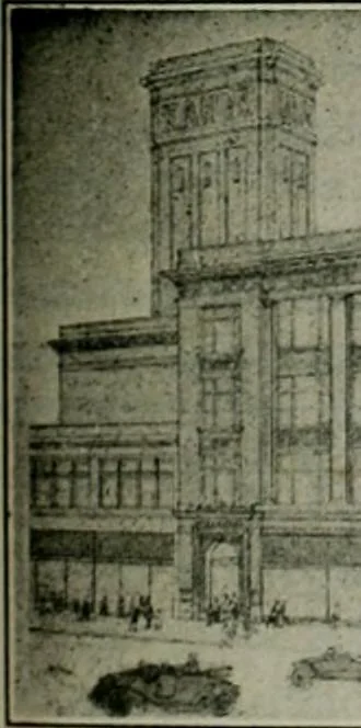 An illustration from Building & engineering news, 1914, leaf 556