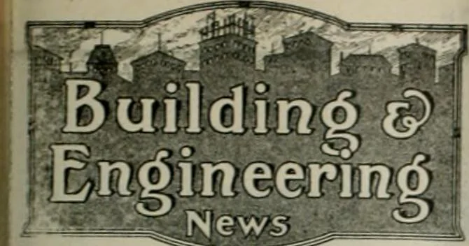 An illustration from Building & engineering news, 1914, leaf 688