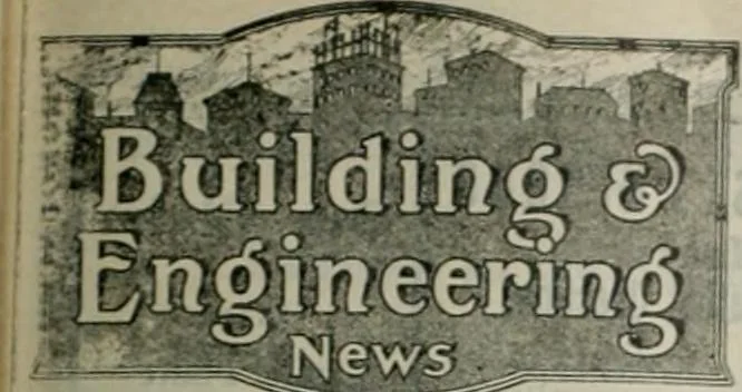 An illustration from Building & engineering news, 1914, leaf 874