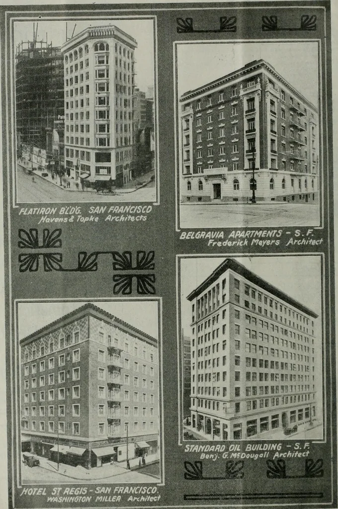 An illustration from Building & engineering news, 1914, leaf 9