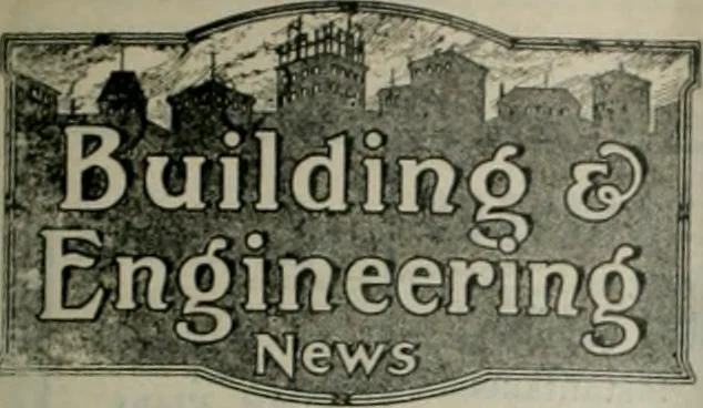 An illustration from Building & engineering news, 1914, leaf 910