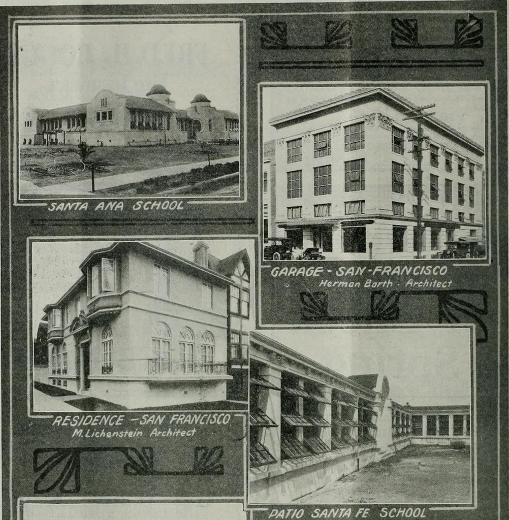 An illustration from Building & engineering news, 1914, leaf 93