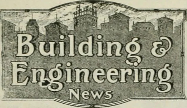 An illustration from Building & engineering news, 1914, leaf 122