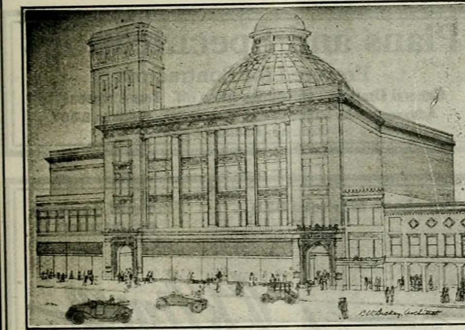 An illustration from Building & engineering news, 1914, leaf 124