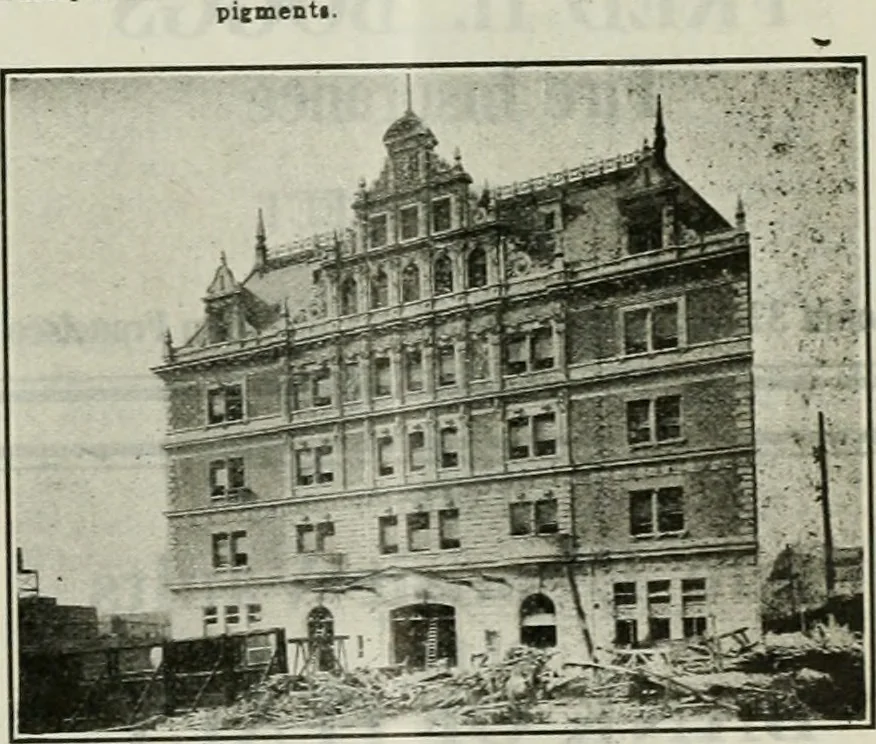 An illustration from Building & engineering news, 1914, leaf 124