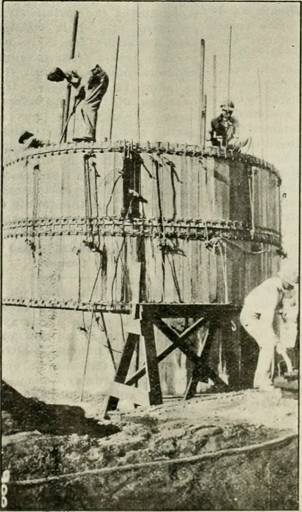 An illustration from Building & engineering news, 1914, leaf 137
