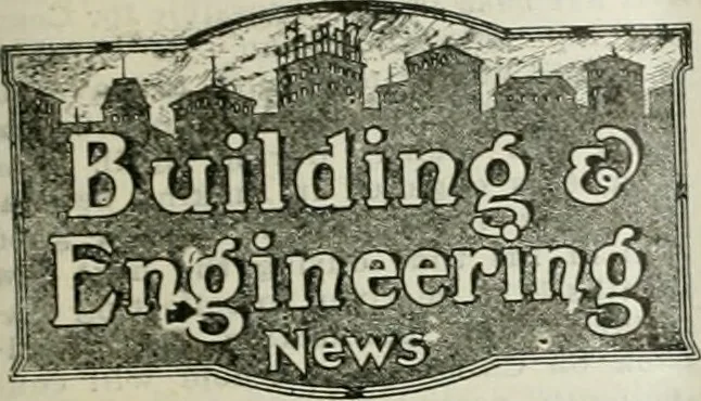 An illustration from Building & engineering news, 1914, leaf 352