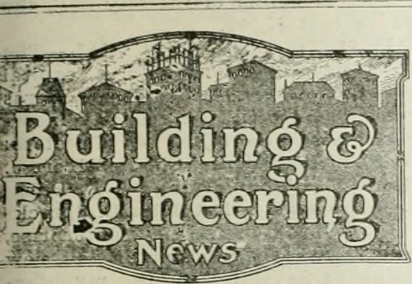 An illustration from Building & engineering news, 1914, leaf 428