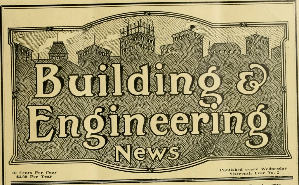 An illustration from Building & engineering news, 1914, leaf 44