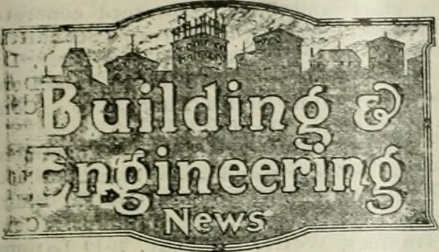 An illustration from Building & engineering news, 1914, leaf 496