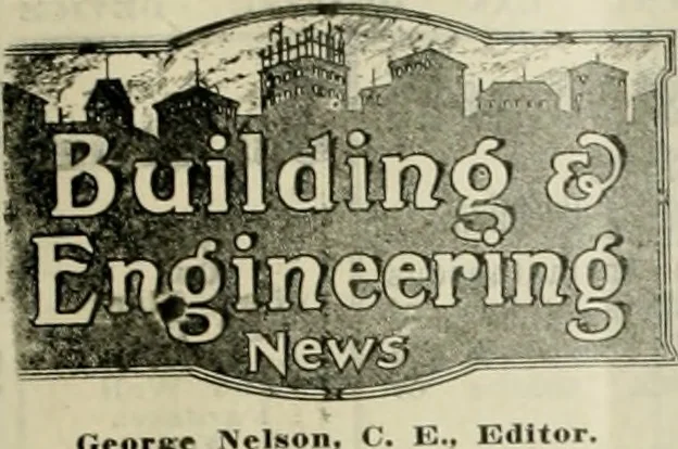 An illustration from Building & engineering news, 1914, leaf 8