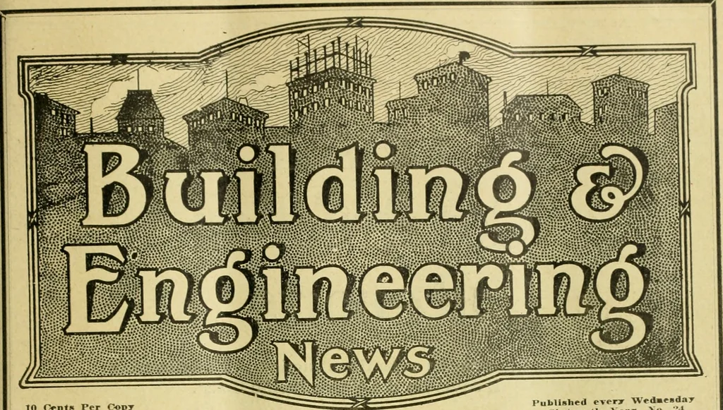 An illustration from Building & engineering news, 1914, leaf 828