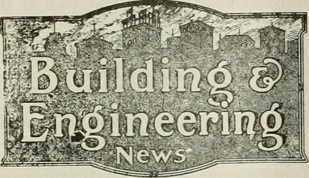 An illustration from Building & engineering news, 1914, leaf 877