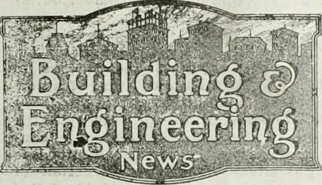 An illustration from Building & engineering news, 1914, leaf 12
