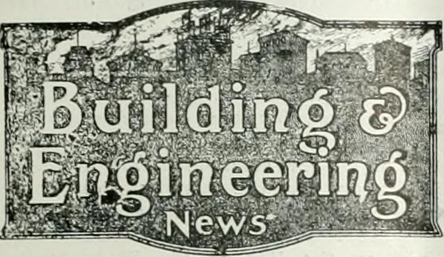 An illustration from Building & engineering news, 1914, leaf 154