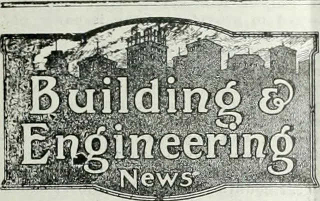 An illustration from Building & engineering news, 1914, leaf 188