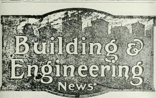 An illustration from Building & engineering news, 1914, leaf 286